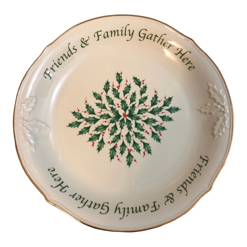 Lenox HOLIDAY “Friends and Family Gather” DESSERT PLATTER